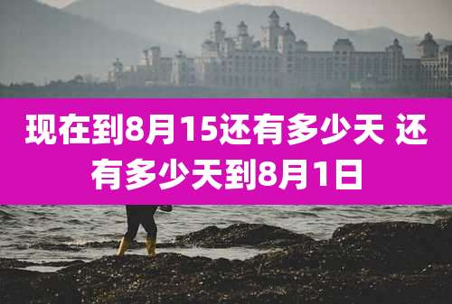 现在到8月15还有多少天 还有多少天到8月1日
