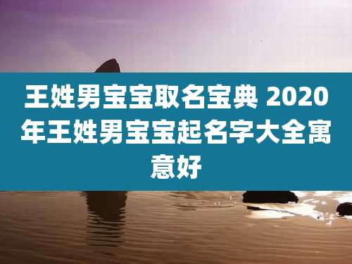 王姓男宝宝取名宝典 2020年王姓男宝宝起名字大全寓意好