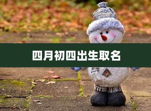 四月初四出生取名
