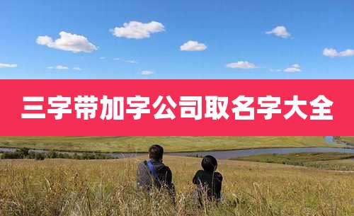 三字带加字公司取名字大全