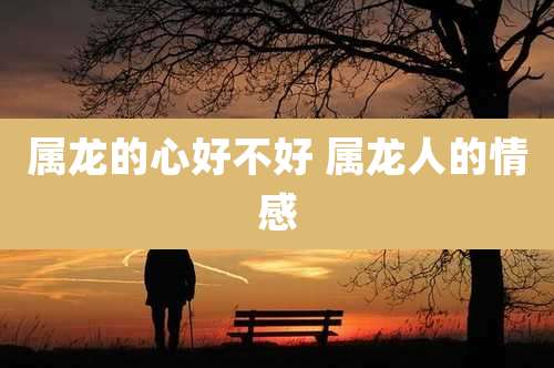 属龙的心好不好 属龙人的情感