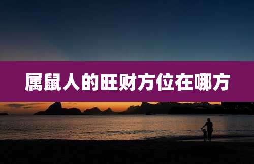 属鼠人的旺财方位在哪方