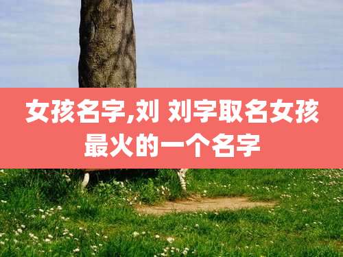 女孩名字,刘 刘字取名女孩最火的一个名字