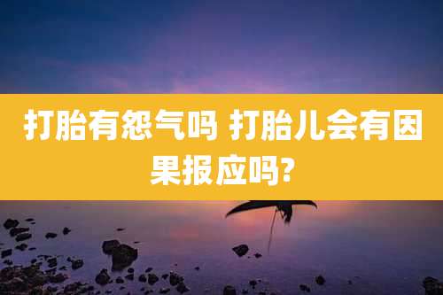 打胎有怨气吗 打胎儿会有因果报应吗?