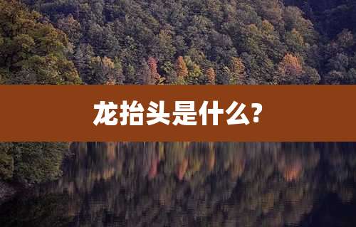 龙抬头是什么?