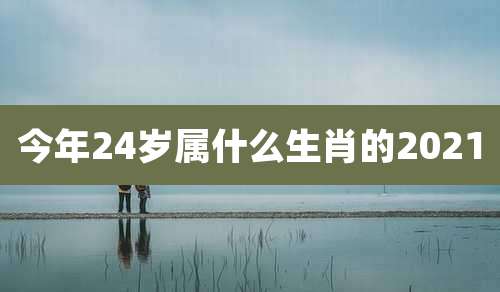今年24岁属什么生肖的2021