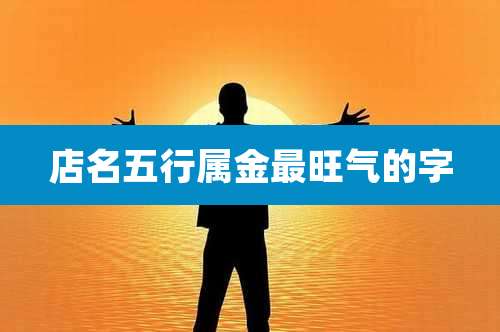 店名五行属金最旺气的字