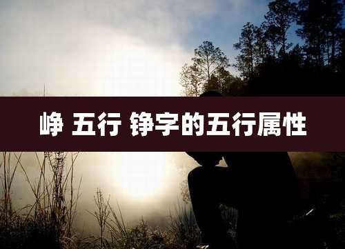 峥 五行 铮字的五行属性