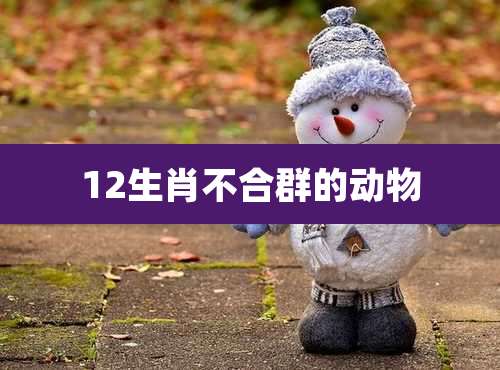 12生肖不合群的动物