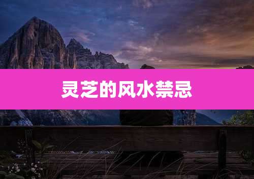 灵芝的风水禁忌