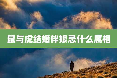 鼠与虎结婚伴娘忌什么属相