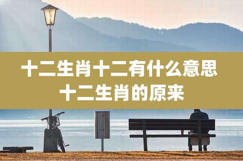 十二生肖十二有什么意思 十二生肖的原来