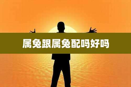 属兔跟属兔配吗好吗