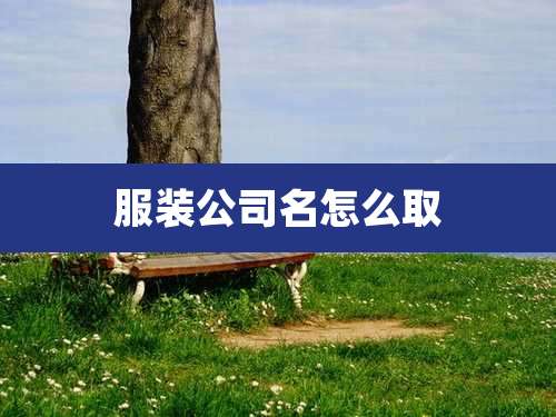 服装公司名怎么取