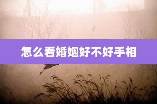 怎么看婚姻好不好手相