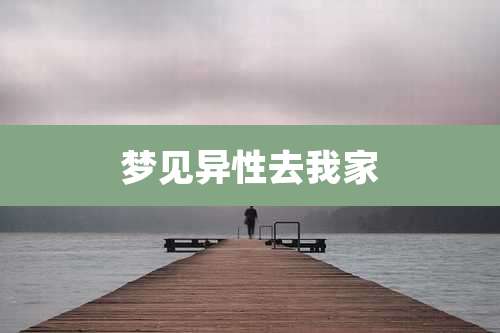 梦见异性去我家