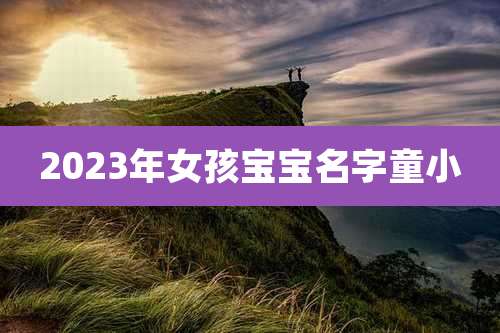 2023年女孩宝宝名字童小