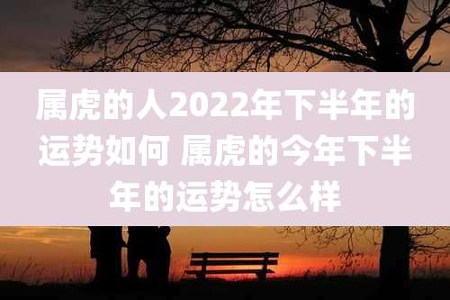 属虎的人2022年下半年的运势如何 属虎的今年下半年的运势怎么样