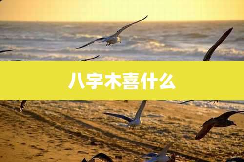 八字木喜什么