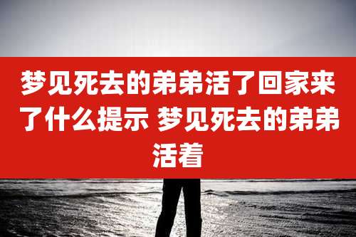 梦见死去的弟弟活了回家来了什么提示 梦见死去的弟弟活着