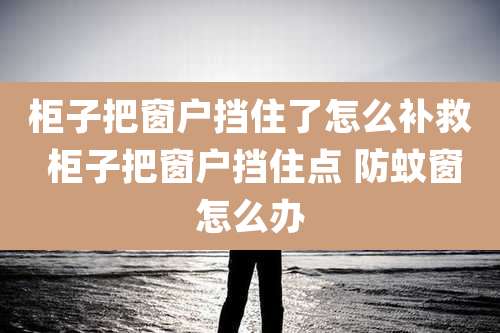 柜子把窗户挡住了怎么补救 柜子把窗户挡住点 防蚊窗怎么办