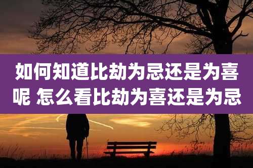 如何知道比劫为忌还是为喜呢 怎么看比劫为喜还是为忌