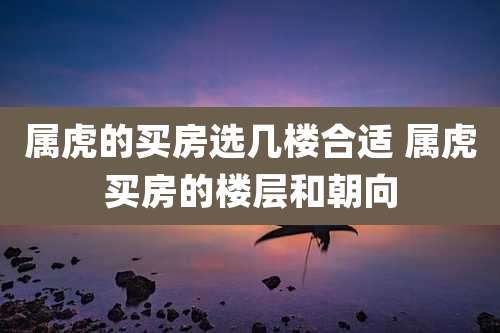 属虎的买房选几楼合适 属虎买房的楼层和朝向