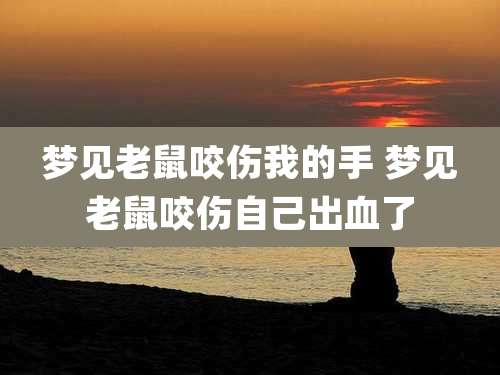 梦见老鼠咬伤我的手 梦见老鼠咬伤自己出血了