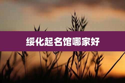 绥化起名馆哪家好