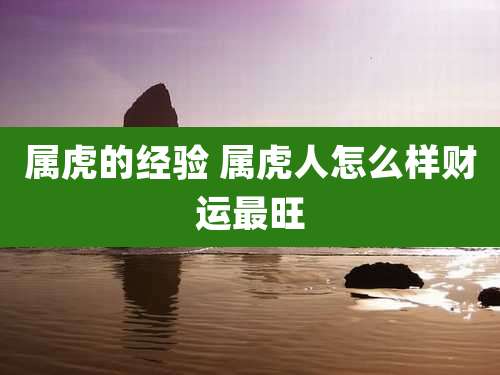 属虎的经验 属虎人怎么样财运最旺