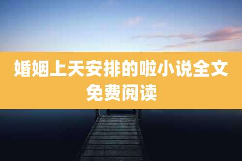 婚姻上天安排的啦小说全文免费阅读