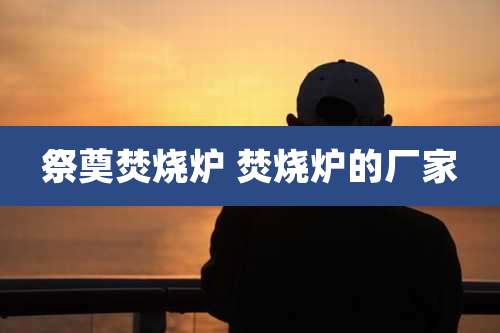 祭奠焚烧炉 焚烧炉的厂家