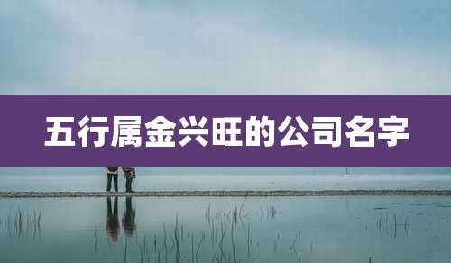 五行属金兴旺的公司名字