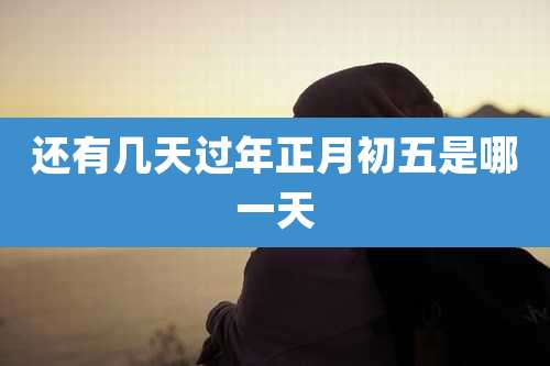 还有几天过年正月初五是哪一天