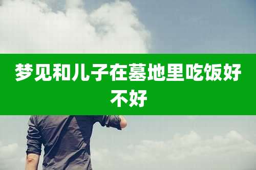 梦见和儿子在墓地里吃饭好不好