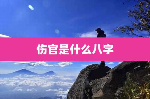 伤官是什么八字