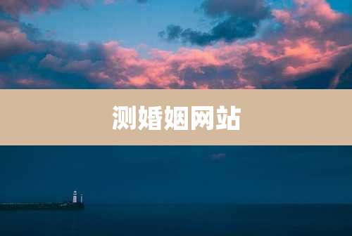 测婚姻网站