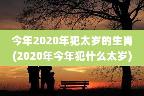 今年2020年犯太岁的生肖(2020年今年犯什么太岁)