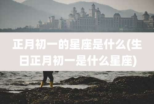正月初一的星座是什么(生日正月初一是什么星座)