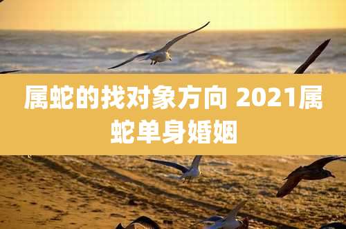 属蛇的找对象方向 2021属蛇单身婚姻