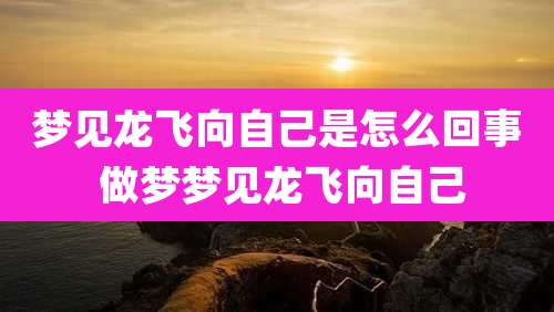 梦见龙飞向自己是怎么回事 做梦梦见龙飞向自己