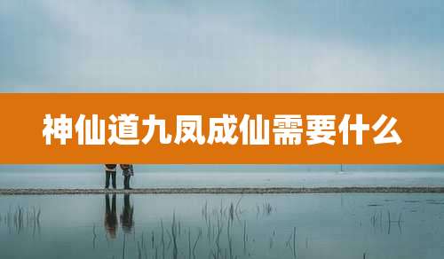 神仙道九凤成仙需要什么