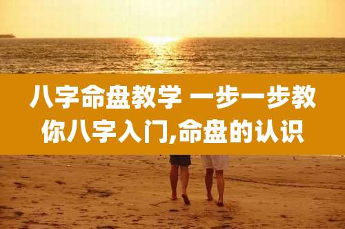 八字命盘教学 一步一步教你八字入门,命盘的认识