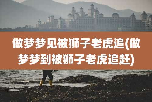 做梦梦见被狮子老虎追(做梦梦到被狮子老虎追赶)