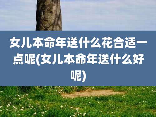 女儿本命年送什么花合适一点呢(女儿本命年送什么好呢)