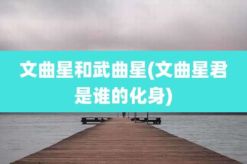 文曲星和武曲星(文曲星君是谁的化身)