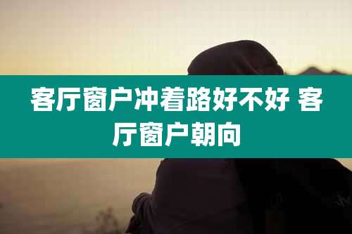 客厅窗户冲着路好不好 客厅窗户朝向