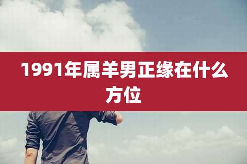 1991年属羊男正缘在什么方位