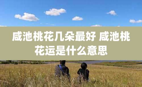 咸池桃花几朵最好 咸池桃花运是什么意思