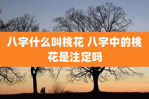 八字什么叫桃花 八字中的桃花是注定吗